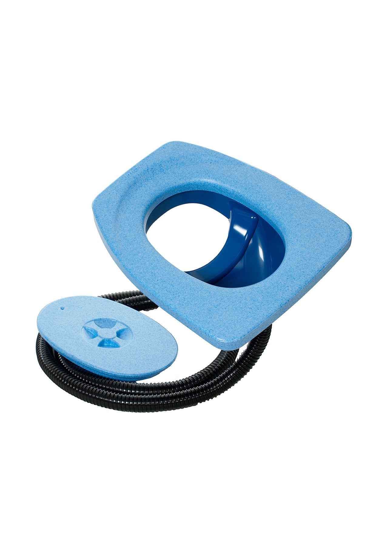 Urintrenntoilette Privy 500 con sedile isolante blu