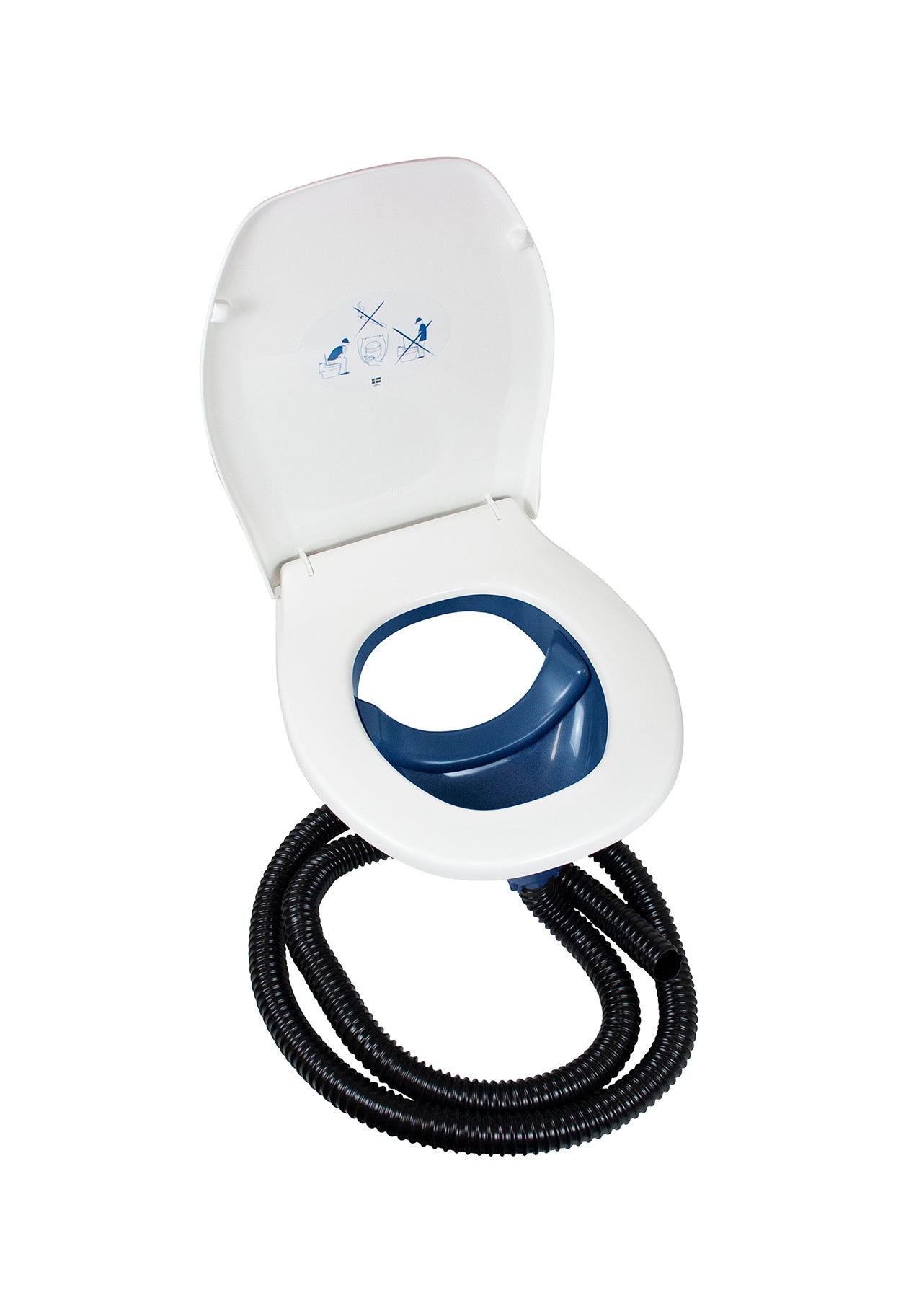 Privy composttoilet met standaard zitting 501 - Blauw