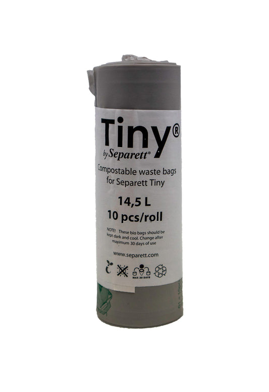 Kompostierbare sacchetti per rifiuti (Tiny, Weekend Prime) – 10 pezzi