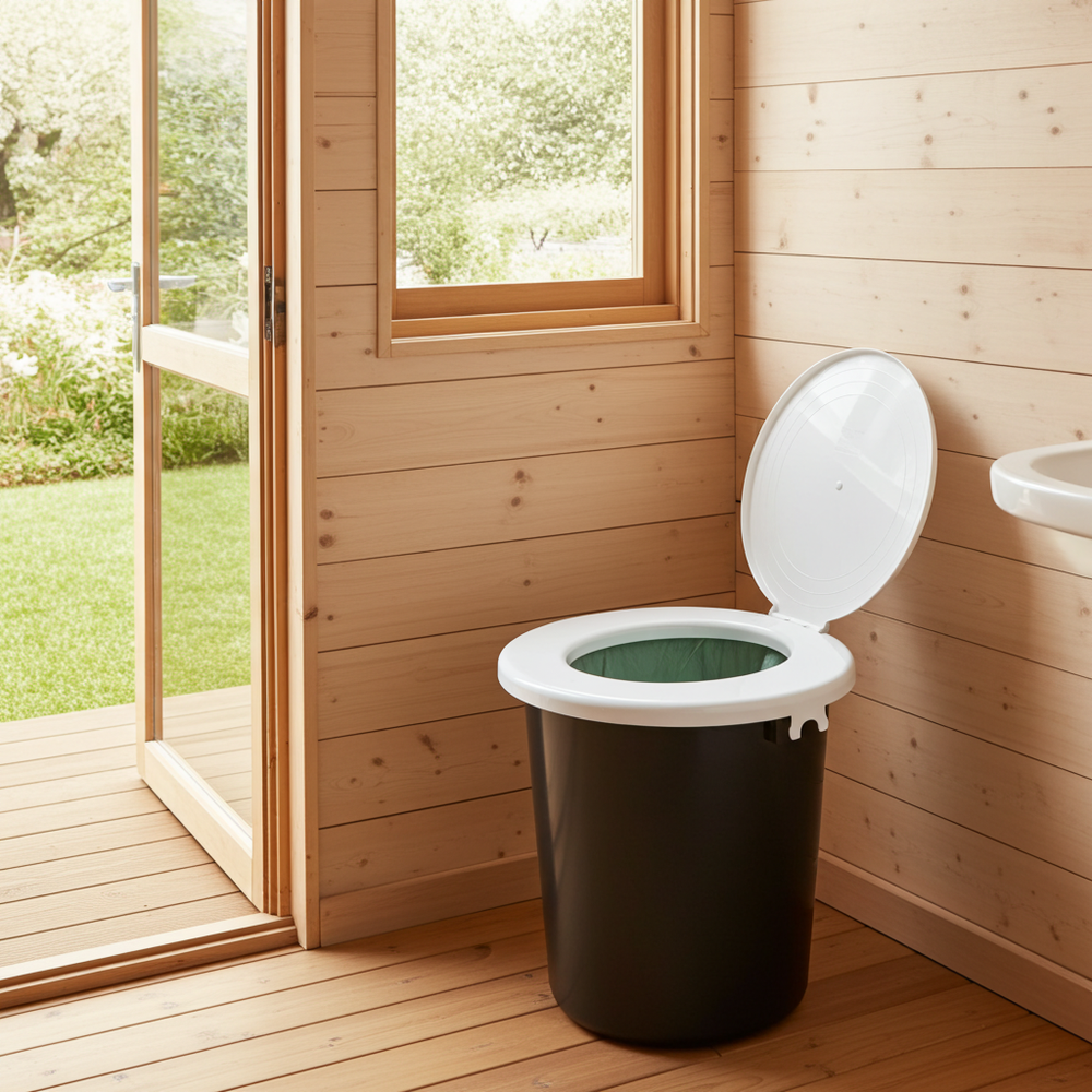 Camping toilette Kleingarten