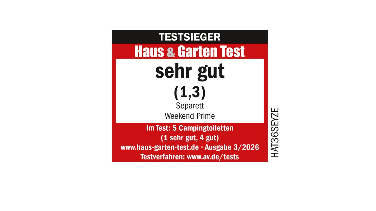 Haus und Garten Testsieger 1,3 Sehr Gut